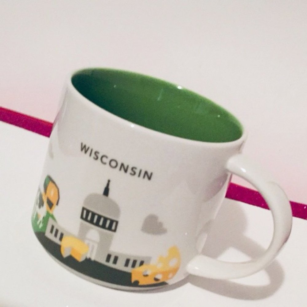 Starbucks Wisconsin Wish You Were Here Coffee Mug